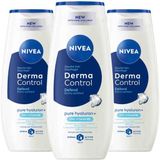 NIVEA Derma Control Defend Shower Gel - 3 x 250 ml