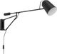 EGLO Loreto 1 Wandlamp - E27 - 35 cm - Zwart|Wit