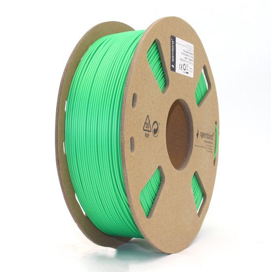 Merkloos / Sans marque Gembird PLA Groen 1.75 mm, 1 kg