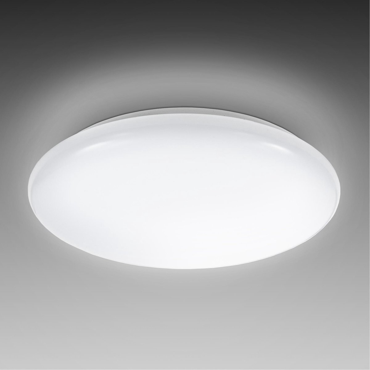 B.K.Licht - Witte LED Plafondlamp - ronde - Ø27.8cm - keuken lamp - voor binnen - 4.000K - 1.200Lm - 12W