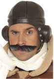 Vegaoo Pilotenmuts - Verkleedhoofddeksel - Bruin