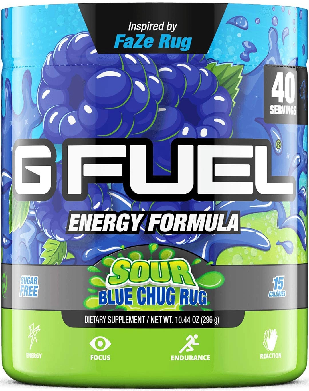 GFuel GFuel Energy Formula - Sour Blue Chug Rug Tub