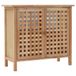 VidaXL Wastafelkast 66x29x61 cm massief walnotenhout