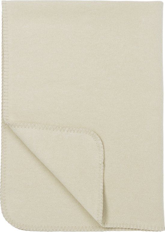 Meyco Baby Uni Ledikant Deken - Geweven - Sand - 100x150cm