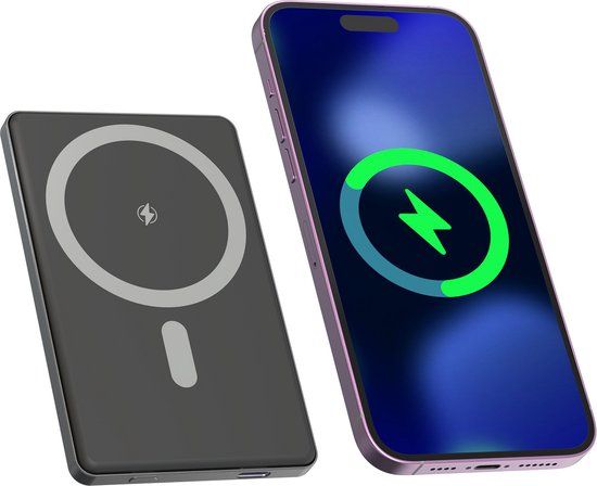 Denver Powerbank - Magsafe - Magnetisch laden - Draadloos - PQCW5010