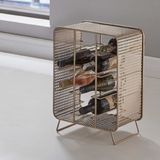 Haku Flessenrek | Goud | Metaal | 30 x 24 x 46 cm