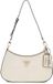 GUESS Noelle II Top Zip Shoulder Bag Bone crème