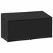 vidaXL Tuinbox Zwart 110x50x58 cm Poly Rattan