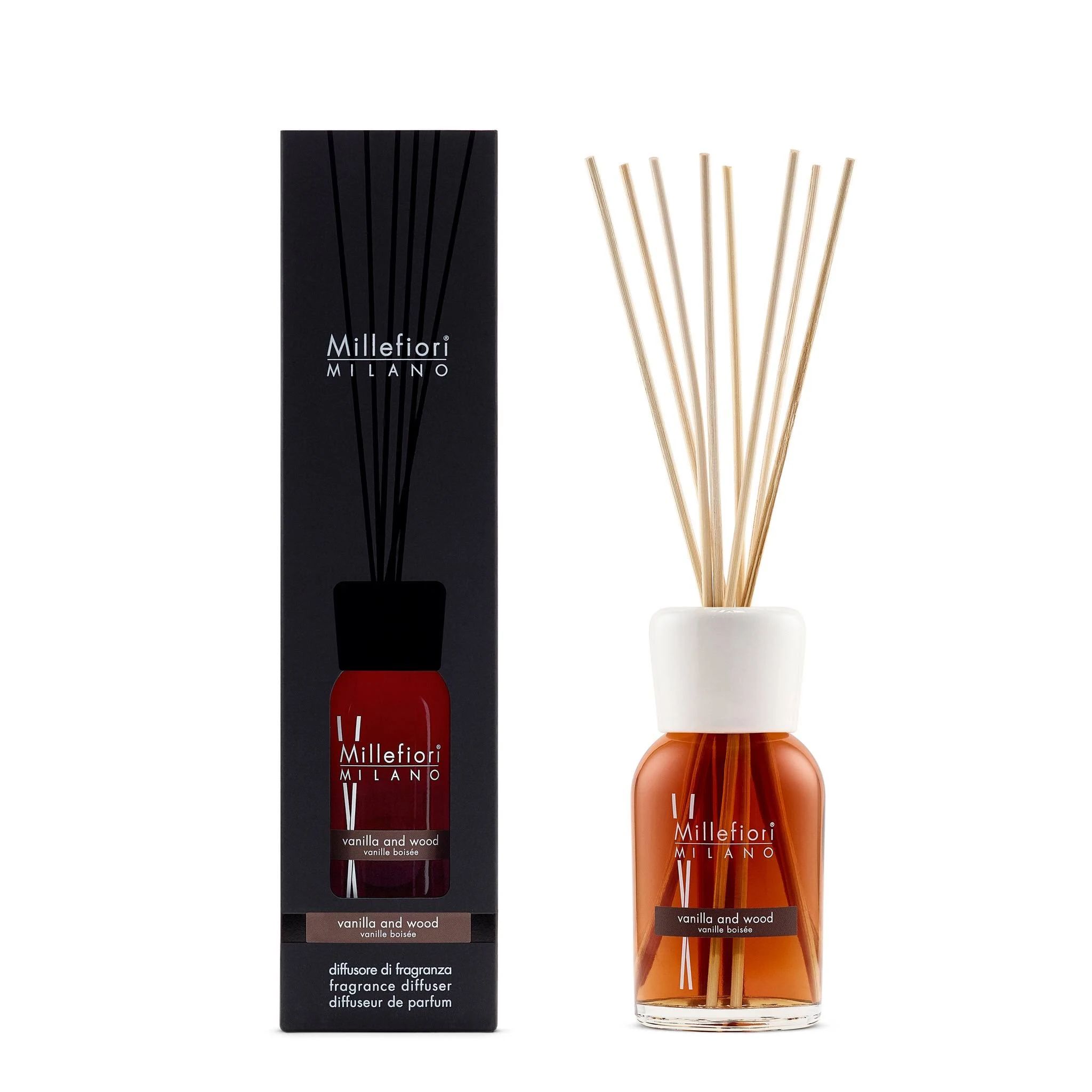 Millefiori Milano Stick Diffuser Vanilla & Wood - 250 ml