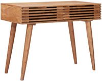 vidaXL Handgemaakt Bureau Teakbruin 100 x 48 x 76 cm