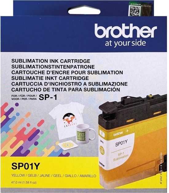 Brother SP01Y Inktcartridge geel