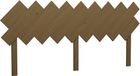 vidaXL Hoofdbord - Massief Grenenhout - Honingbruin - 178x3x80,5 cm