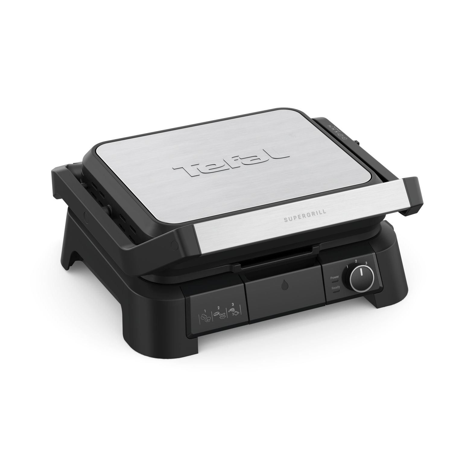 Tefal SuperGrill GC510D Contactgrill - 3-in-1 Grill Apparaat - RVS