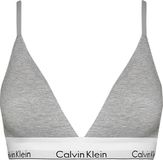 Calvin Klein dames Modern Cotton lightly lined triangle bra - grijs