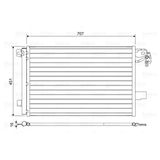 Valeo Condensor, Airconditioning 814461
