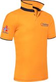Nebulus Poloshirt JANDER, heren, shirt, sweatshirt, polo, model P4988 - voor heren, oranje, maat XXL