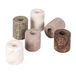 Bloomingville Modern marmer, set van 6, 2 maten, 3 kleuren taps toelopende kaarshouder, natuurlijk