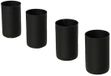 Cilgro Kandelaar ijzer magneet zwart 4 stuks 9cm decoratie speelgoed.