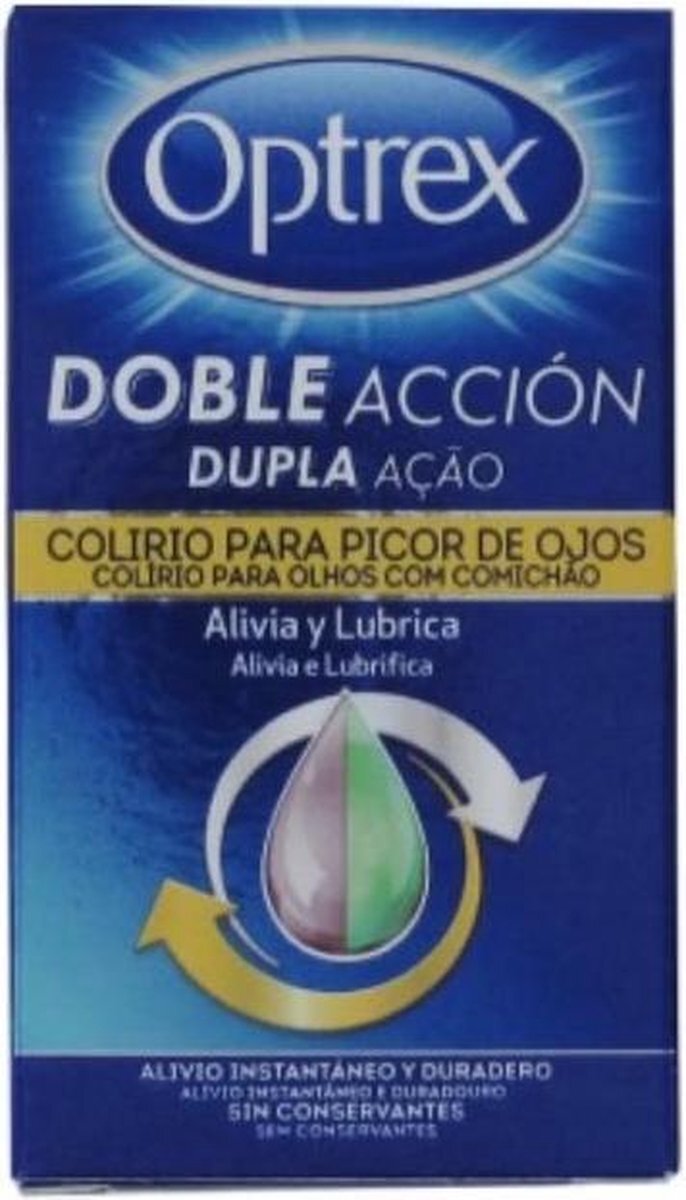 Optrex Doble Accia3n Itchy Eyes Eyedrops 10ml