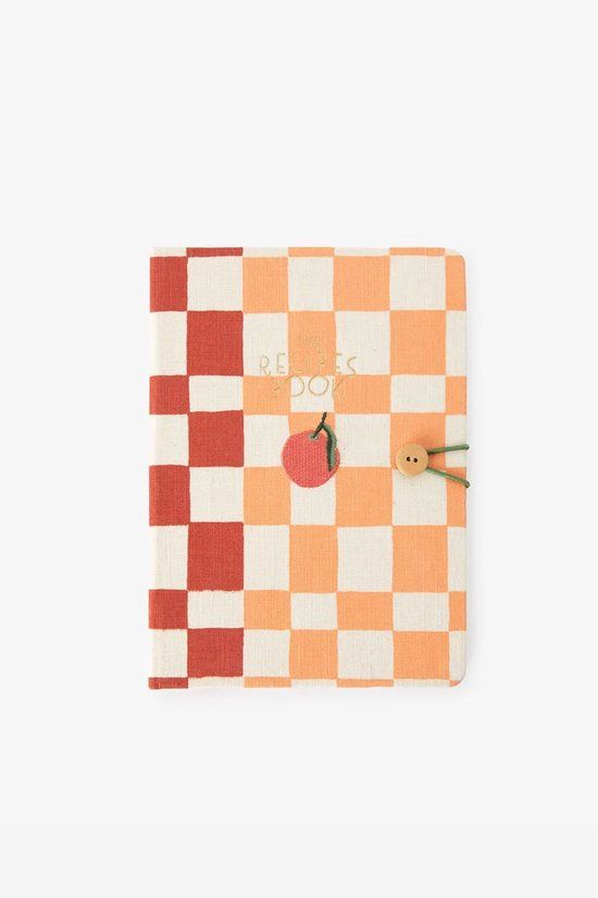 Sissy-Boy Oranje geblokt receptenboek