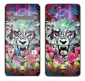 Royal Muurtattoo RS. 97939 zelfklevend voor Wiko Getaway met Design Wild Animal
