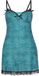 MYMO Jurk 'Young Fashion Collection' aqua / zwart