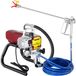 VEVOR Pulvérisateur de Peinture 1500 W Sans Air 2,2 L/min Haute Pression Rouge avec Tuyau 15 m