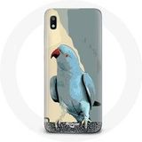 Maniacase Etui voor Samsung Galaxy A10 Parkieten Blauw