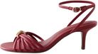 Next - Dames - Forever Comfort® sandalen met hak en metalen details - Rood