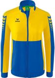 Erima Six Wings Presentatiejack Dames - Geel / New Royal | Maat: 36