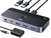 UGREEN USB 3.0 Sharing Switch - 2 in 4 Out - 2 Computers delen 4 USB-A/C apparaten - USB Switcher Hub voor toetsenbord, muis, printer - 5Gbps Dataoverdracht - Plug and Play