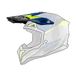 AIROH Aviator 3 Push Blue Gloss Peak Kit