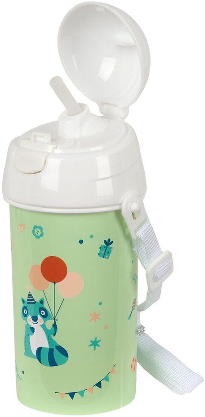 Safta Fiesta Waterfles Groen PVC 500 ml