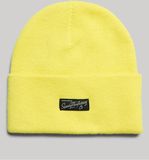 Superdry Dames Classic Vintage beanie - One size - Polyester - Highlight