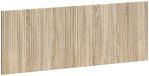 vidaXL Wandgemonteerd Hoofdbord HOORN Sonoma Eiken Bewerkt hout