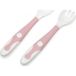 Kiokids Set de cubiertos de viaje rosa 2uds