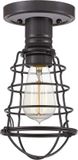 Quoizel Mixon Plafondlamp | E27 | 60W | Dimbaar | Palladian Bronze