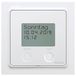 Eltako Draadloze sensor schakelklok in E-Design55 met display, zuiver wit glanzend FSU55ED/230V-wg
