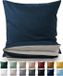 Blumtal Housse de couette Bicolore - 140 x 200 cm - Bleu foncé et Gris clair