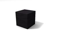 Kloris Stoel Puff tafel, grafiet, 45 x 45 cm