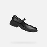 GEOX CASEY MEISJES Veterschoenen - ZWART - Maat 34