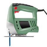Elektrische decoupeerzaag 400 W voor hout, metaal en kunststof, 230 V, 3000 omw/min, inclusief 2 messen, basis kantelbaar 45°