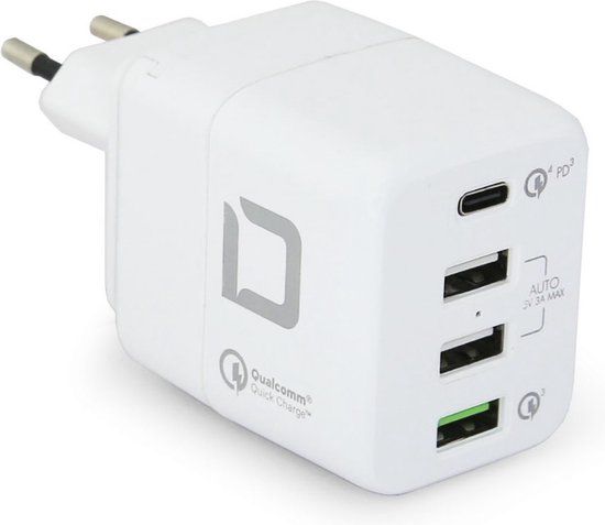 Dicota D31722 - Universele reisadapter - 20 V - 3 A - Wit