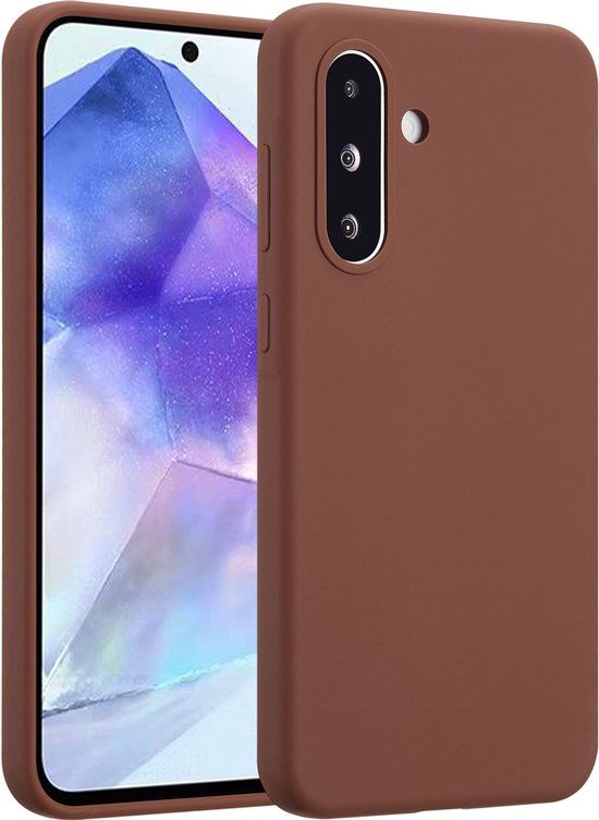 Accezz Liquid Silicone Backcover voor Samsung Galaxy A36 / A56 - New Tea Brown
