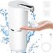 AiQInu Automatische contactloze elektrische zeepdispenser, oplaadbaar via USB C, met 4 instelbare niveaus, IPX5 waterdicht, wandbevestiging voor keuken, badkamer, school, hotel