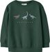 NAME IT Jongens NMMNILIUS LS NREG SWE BRU PB Sweater Lange Mouw Katoen Ronde Hals Regular Fit Casual Printopdruk Sycamore