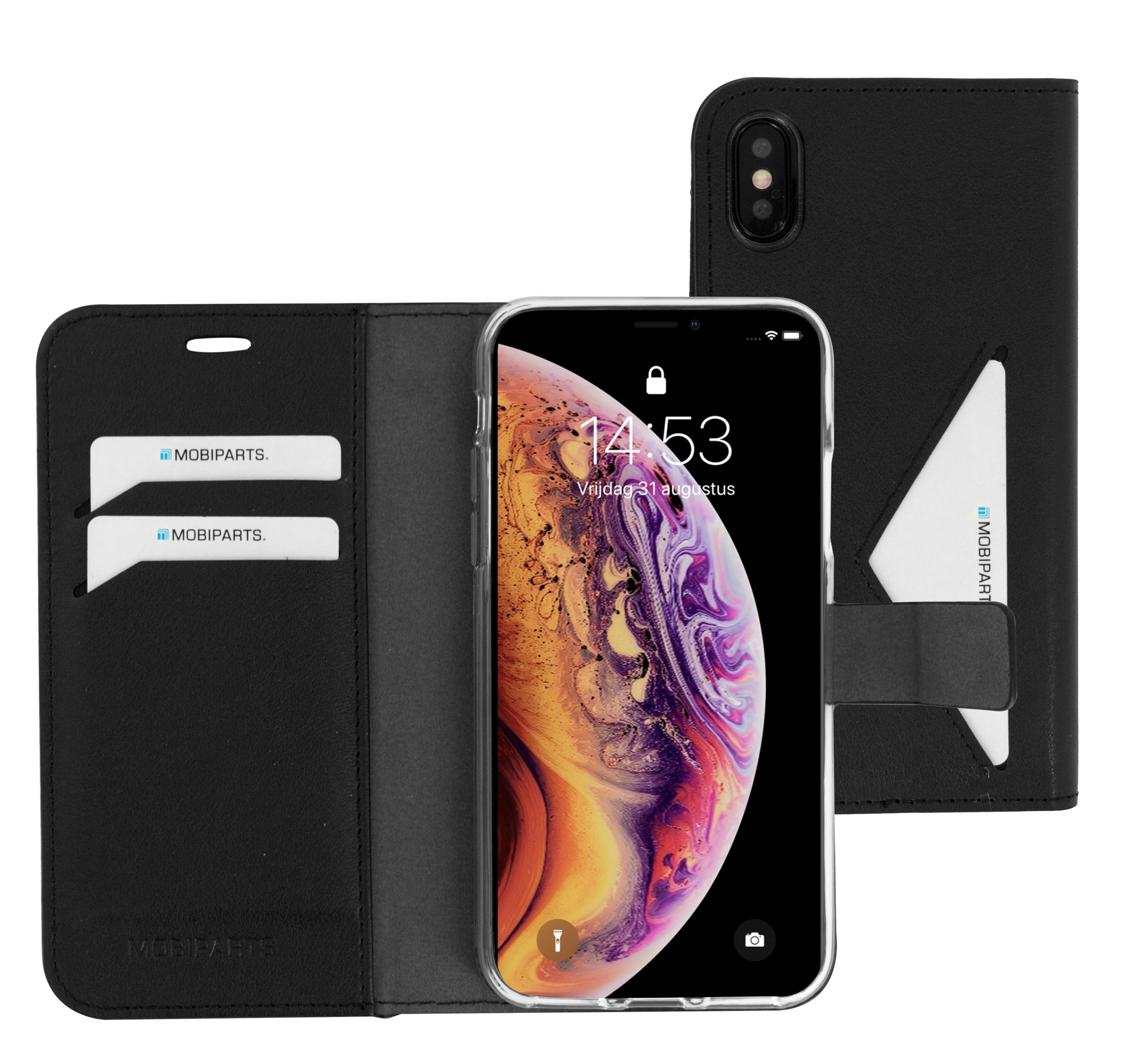 Mobiparts Classic Wallet Case Apple iPhone X, iPhone XS Black