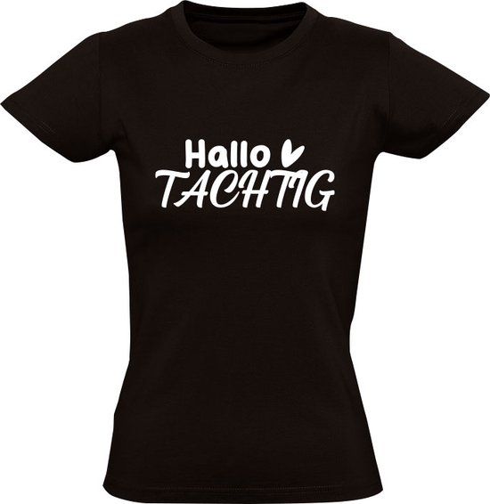 Sol's Hallo Tachtig Dames T-shirt 4XL | Zwart | 80 jaar