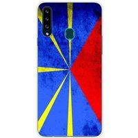 Samsung Galaxy A20s Reunion Flag Siliconen hoesje
