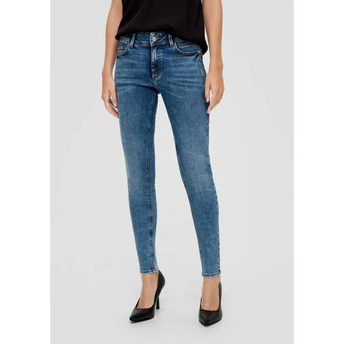 Q/S by s.Oliver Skinny Jeans - Medium Blue Denim